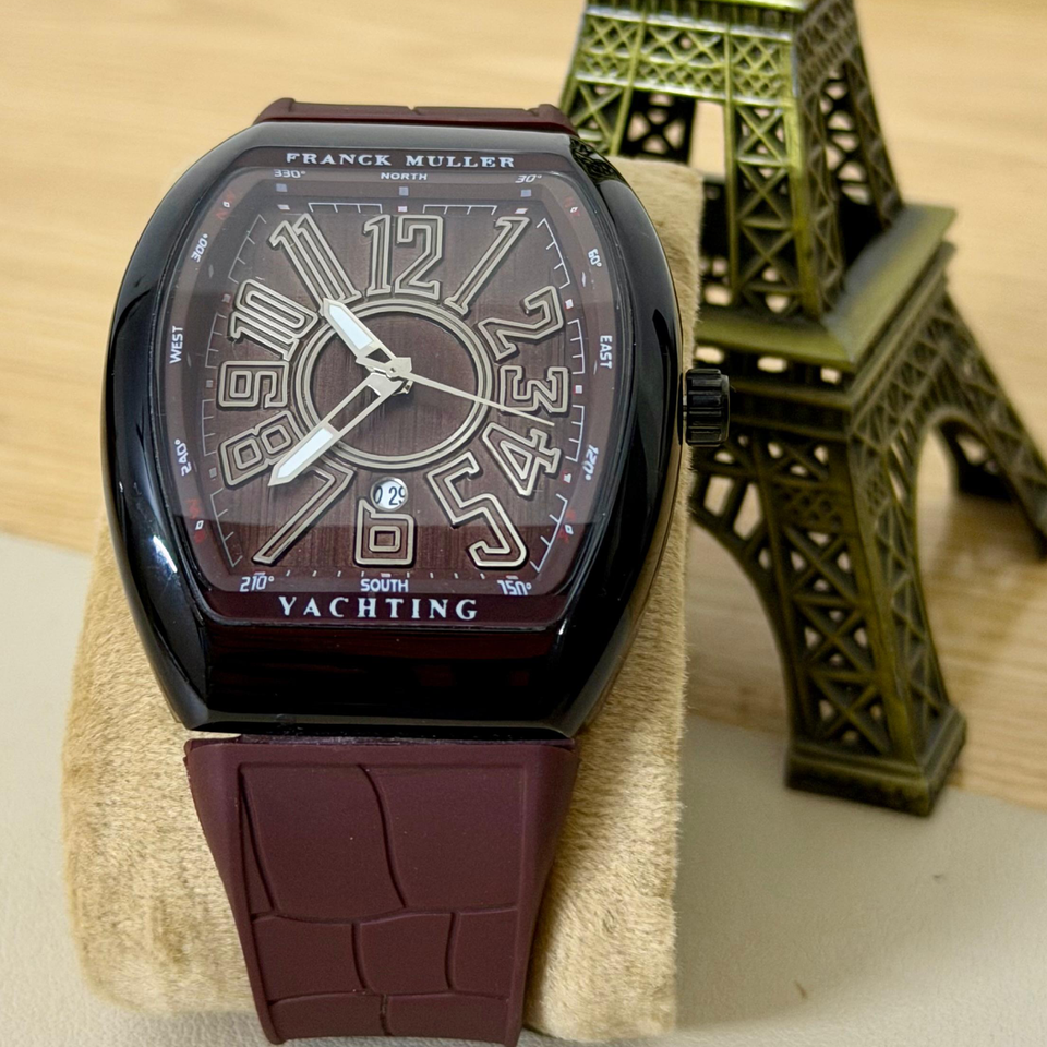 Luxury Franck Muller Yachting Watch with rubber strap